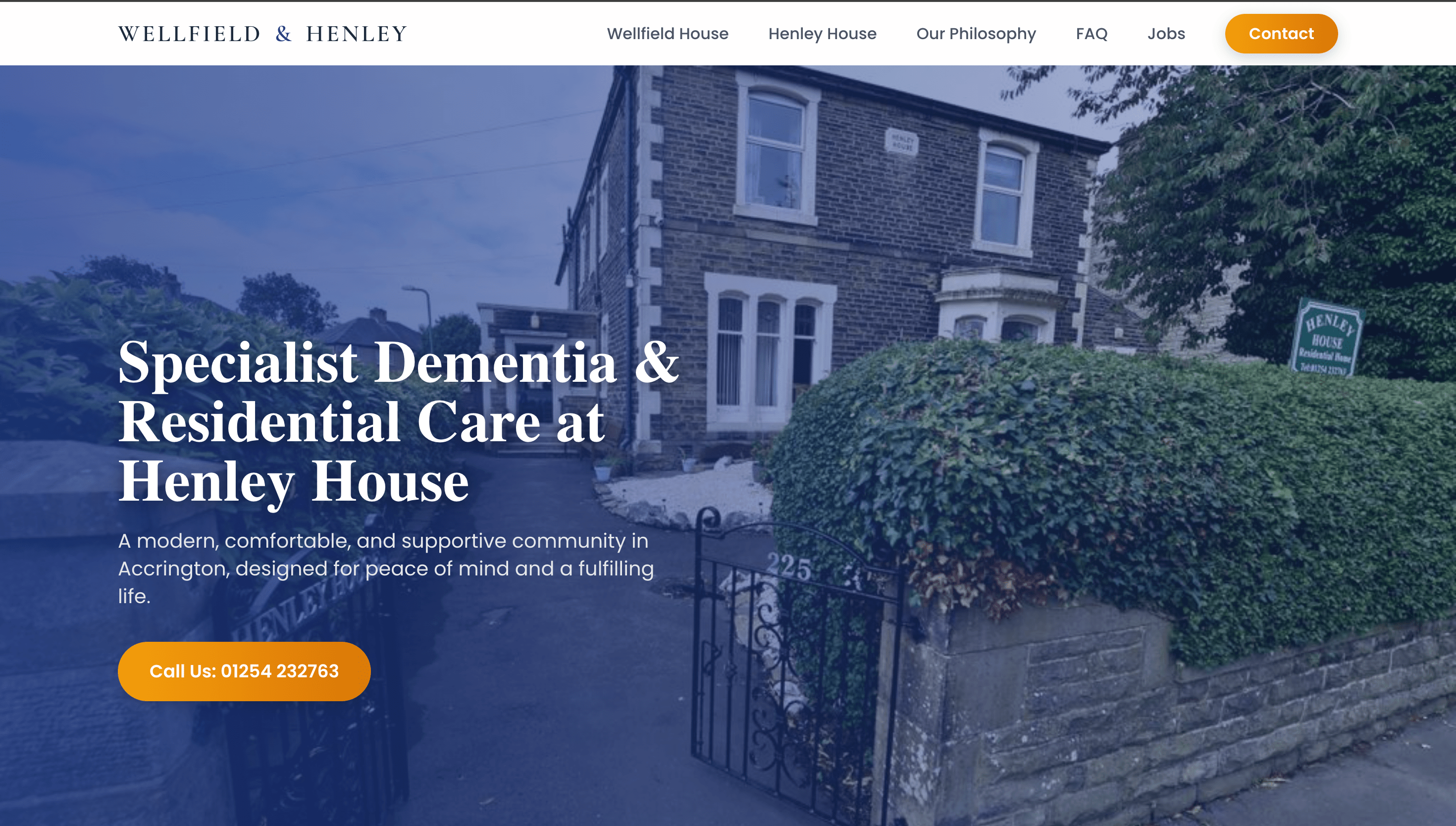 UI design for a creative agency