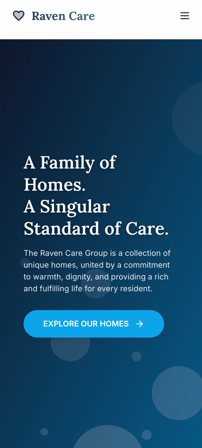 Portfolio item for Raven Care
